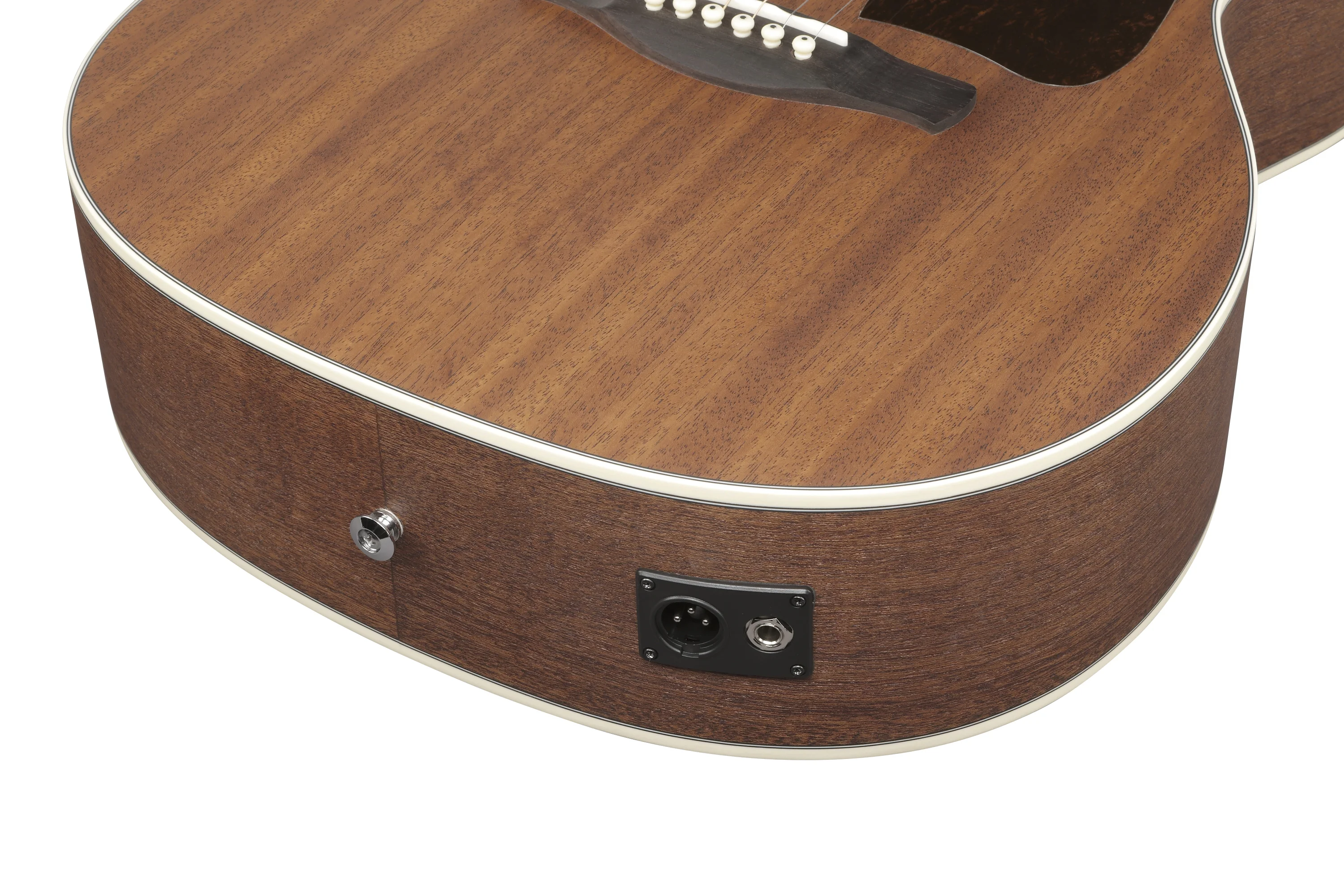 Ibanez AC390MHE-OPN - Kopfplatte aus der Untersicht